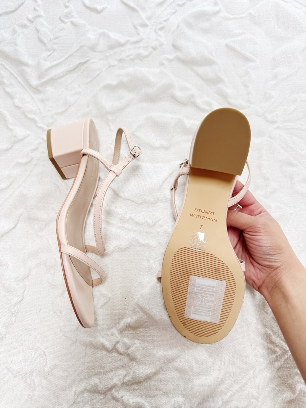 Stuart Weitzman Blush Aliza
Block Heel Sandal Size 7 - Picture 6 of 8